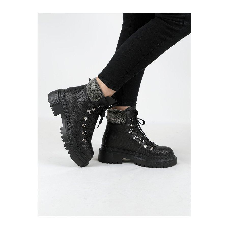 

Женские повседневные спортивные ботинки из натуральной кожи на толстой подошве 37 чёрный