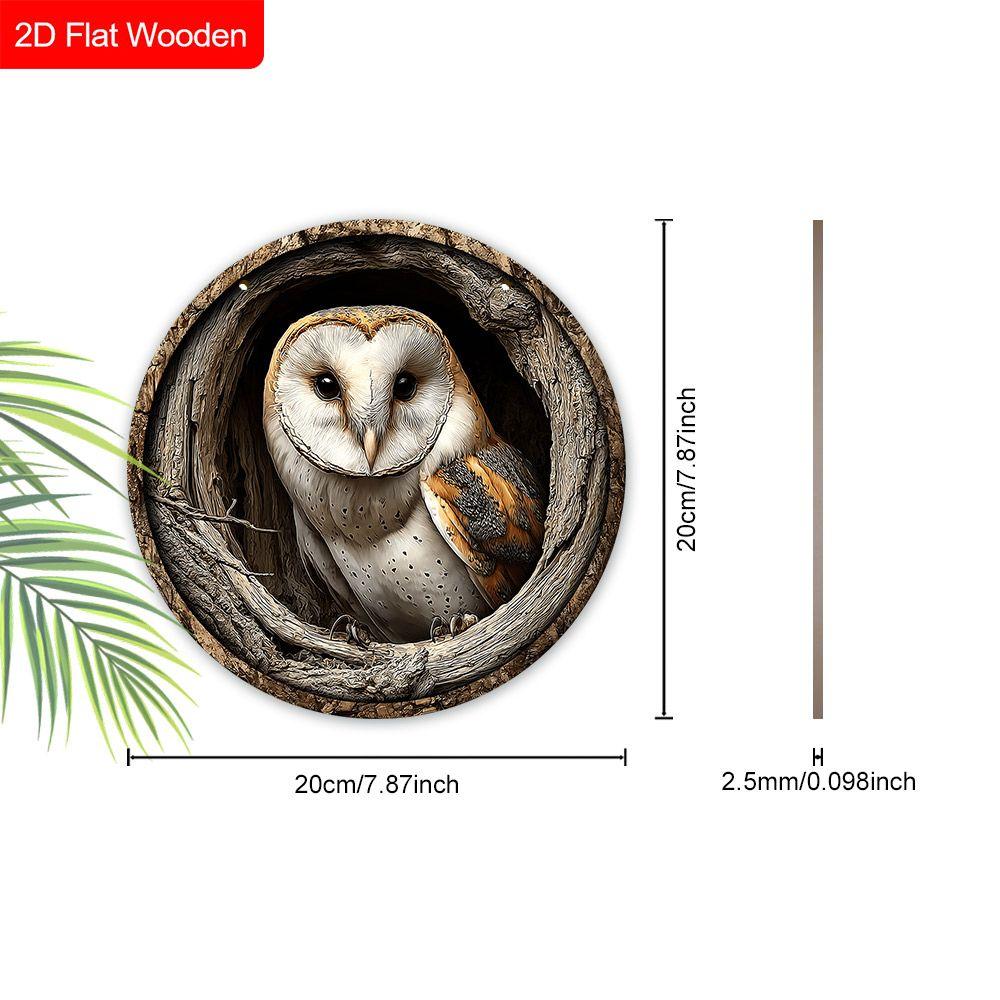 2D flate hengende dekorative skilt i tre, familievegg- eller dørdekorasjon, hagedekorasjon, innflyttingsgaver til venner