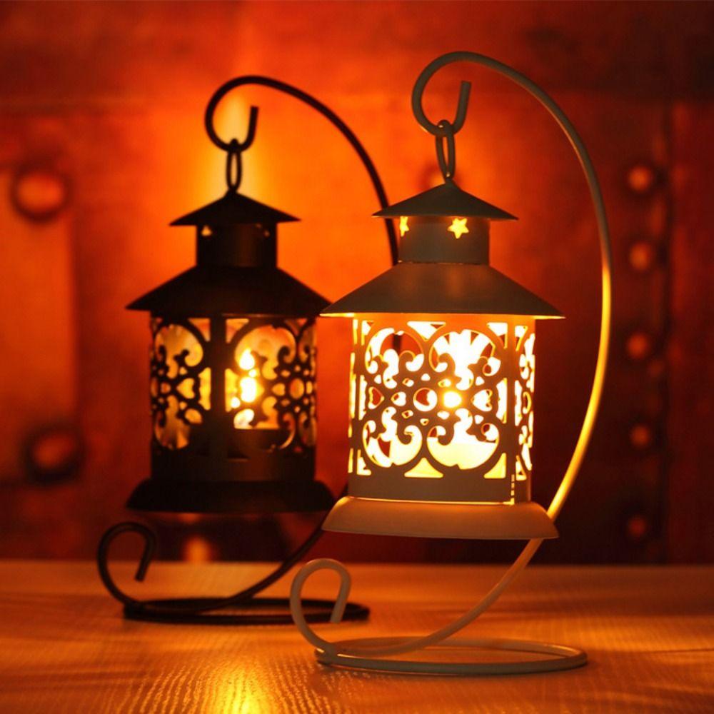 Hangable Wedding Hanging Candlestick Exquisite Star Candle Holders Hollow Candle Holders  Tabletop