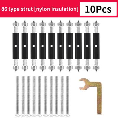Insulate Socket Box Screw Support Rod With Wrench Electrical Repair Accessories Wall Switch Socket Cassette Restorer Kit