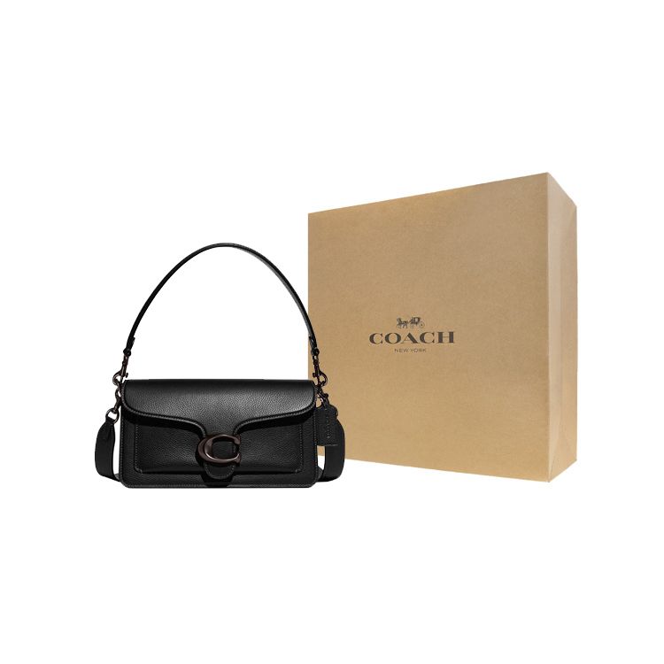 Coach Tabby 26 Flap Top Handle Crossbody Bag Women Handbags Black CH857-V5BLK