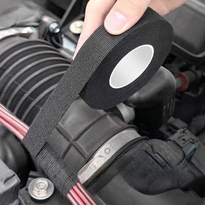 15 Meter Heat-resistant Flame Retardant Tape Coroplast Adhesive Cloth Tape For Car Cable Harness Wiring Loom Protection