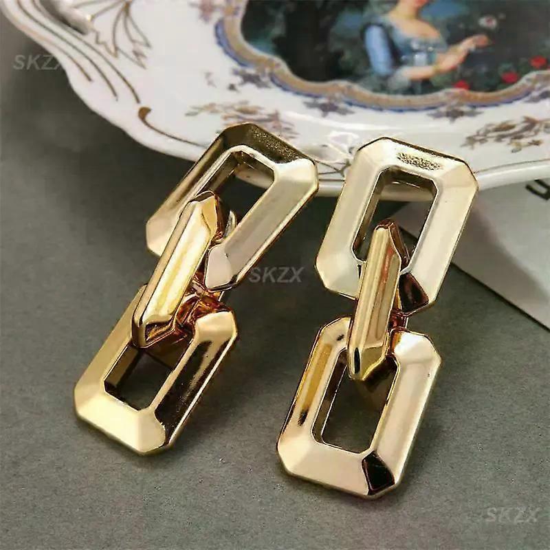 Hängende Ohrringe Übertrieben Exquisite Tropfenohrringe Schmuck Geometrische Ohrringe Ungewöhnliche Vintage Ohrhänger Für Frauen Einfach