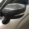 1Pair Carbon Fiber Look Rearview Mirror Cover For Mitsubishi Eclipse Cross 18-23