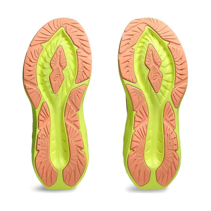 Asics Novablast 4 GS Cool Grey Bright Sunstone Kinder-Sneaker 1014A317-020