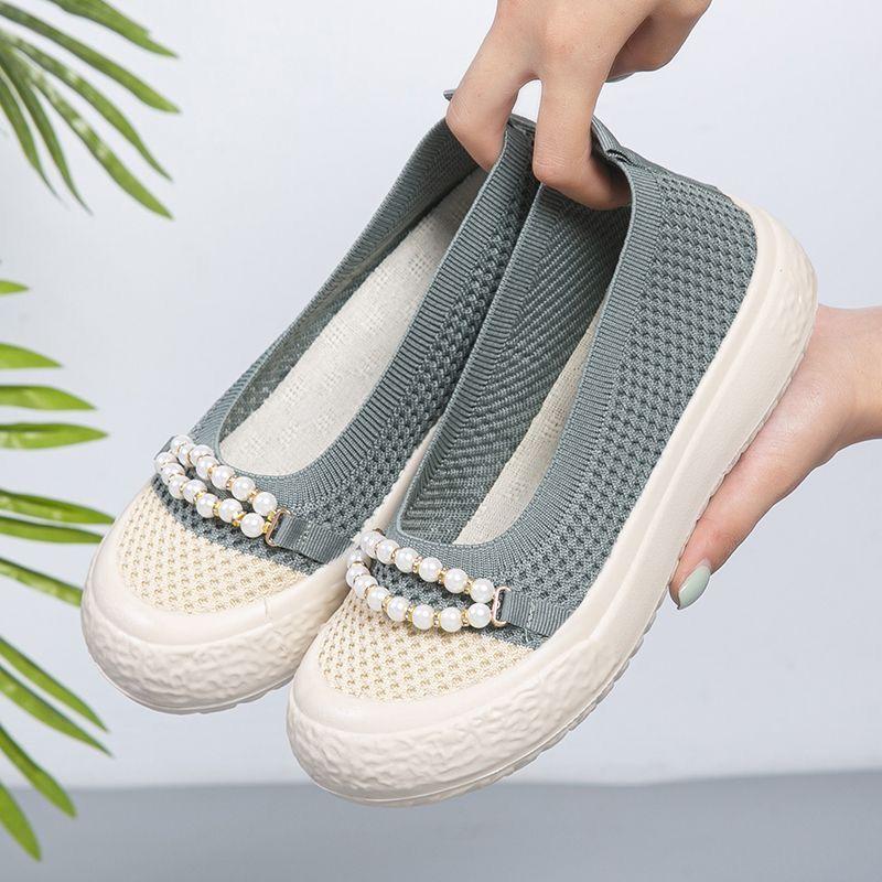 

Fashion Summer Slip On Light Breathable Shoes for Women 2025 New Fashion Designer Luxury Daily Routine Trends Casual Woman Footwear Sale 41