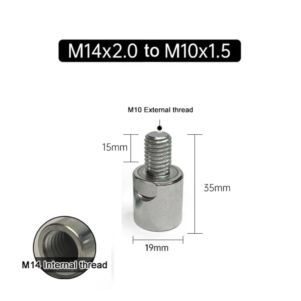 Durable Tool M14 To M10 Thread Slotting Retrofitting Accessories Angle Grinder Adapter Polishing Connecting Rod