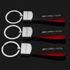 XJGB5 Leather Car Keychain Key Ring For Mercedes Benz AMG W204 W205 W203 W211 W212 W213 W201 W210 W124 W126 W140 W168 Accessories