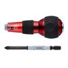 VESSEL Hazusel Ball Grip Impactor Galaxy Limited Edition Red Hazusel Bit (Includes +2x100) 238HW-2GRE