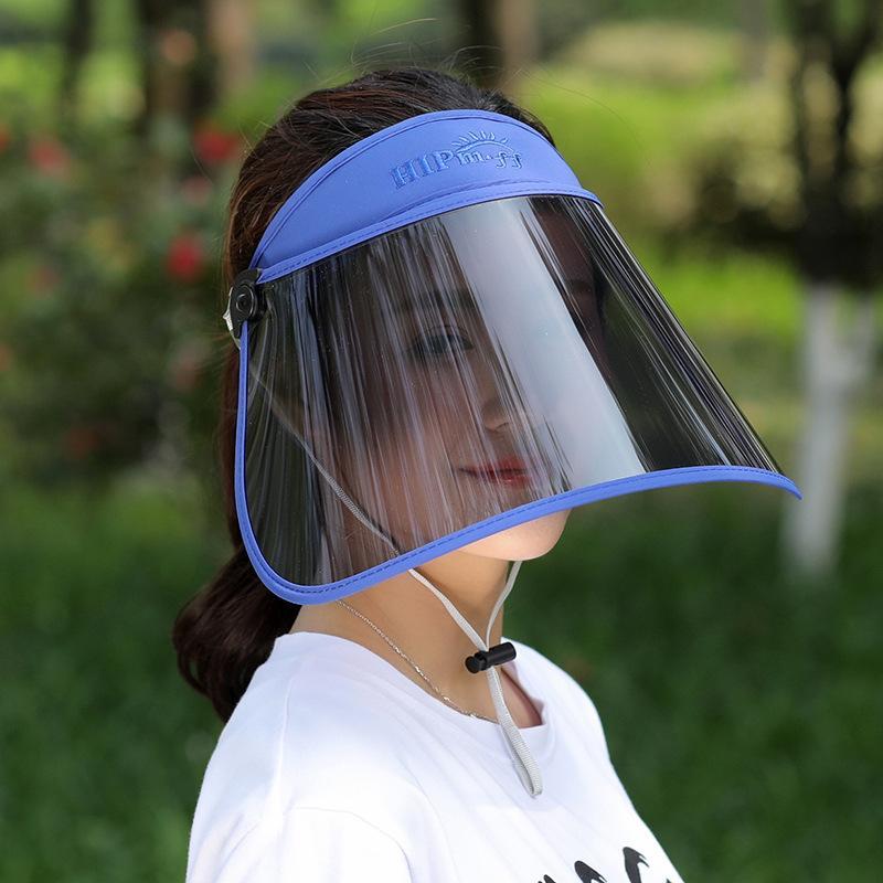 Women Adjustable Uv Protection Sun Visor With Wide Face Shield For Beach Hiking Summer Activities
