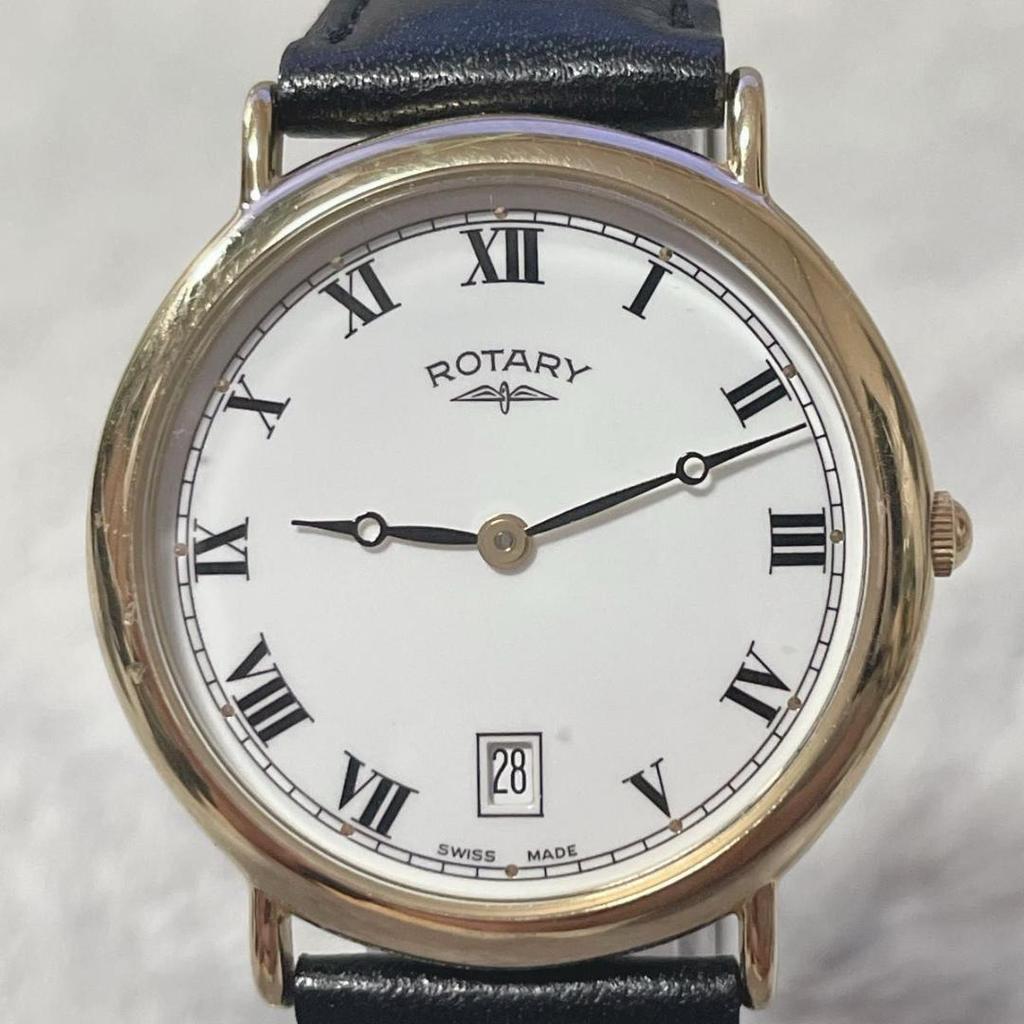 Used ROTARY Canterbury Rotary Date Display Vintage Classic Men's Watch