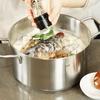 Fissler Joy 24cm Stainless Steel Deep Soup Pot with Glass Lid