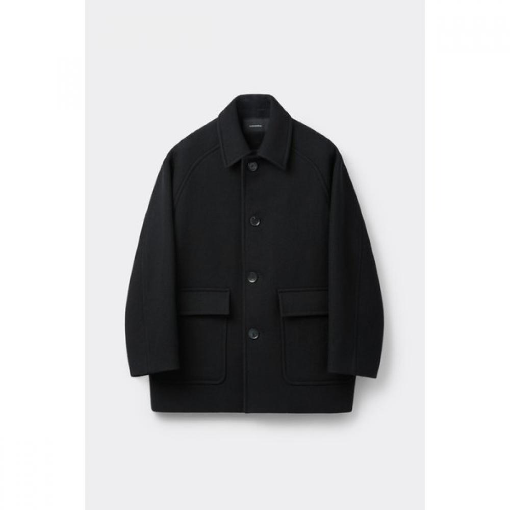 Customellow Wool Coat Black Cwcaw25812bkx S