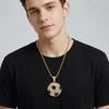 Jewelry Football Necklace Rhinestone Soccer Necklace Exquisite Football Pendant Choker  Gift