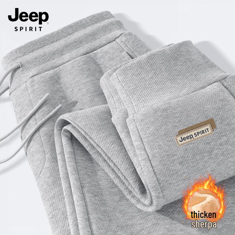 JEEP SPIRIT Men's Fleece Lined Winter Sweatpants