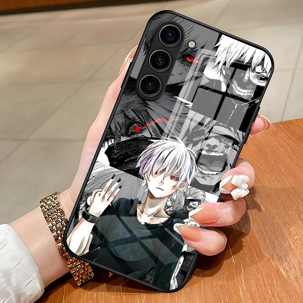 

Anime Tokyo Ghouls Hot Phone Case For Samsung S26 S25 Edge Ultra S23 S22 S21 S20 Ultra Plus S24 Fe A54 A53 A25 Glass Cover Samsung S24