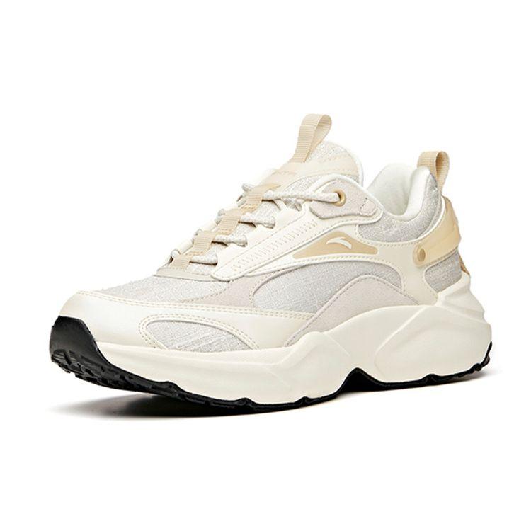Anta Low Top Sports Casual Shoes Women Sneakers Light-Beige 922118881-1