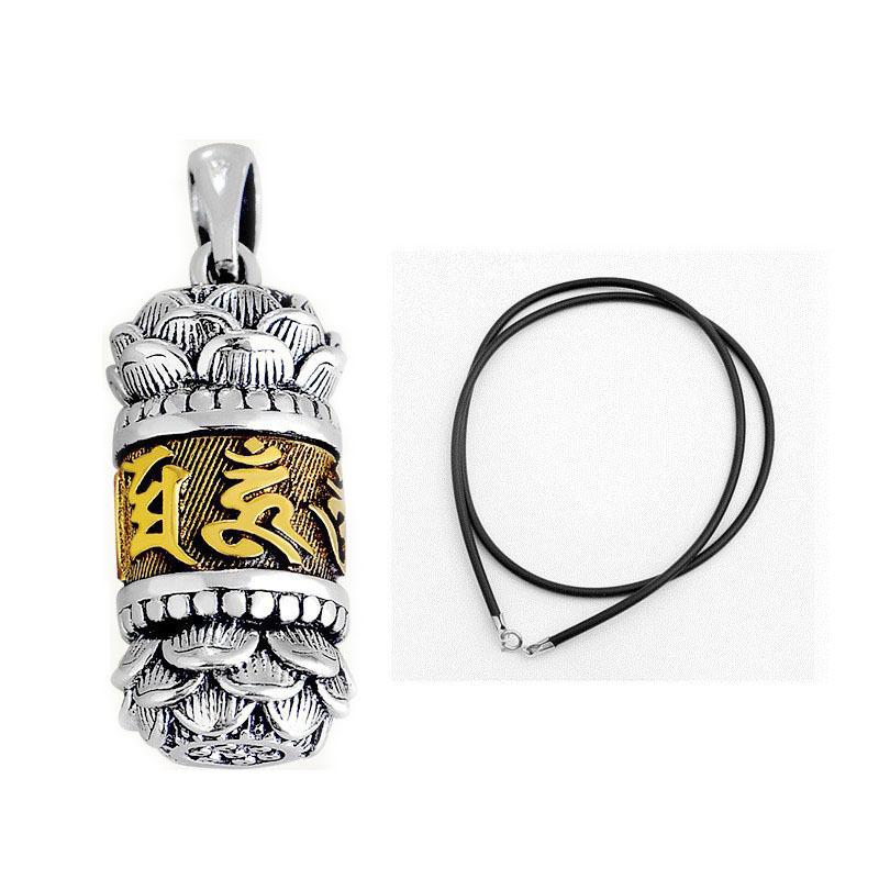 Necklace Surangama Mantra Female Amulet Male Six-character Mantra Couple Good Luck Pendant