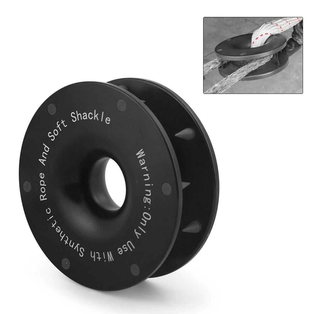 Upgrade High Load Capacity Recovery Ring Set Rope Retention Pulley (RRP) for Use with Synthetic Rope and Soft Shackle