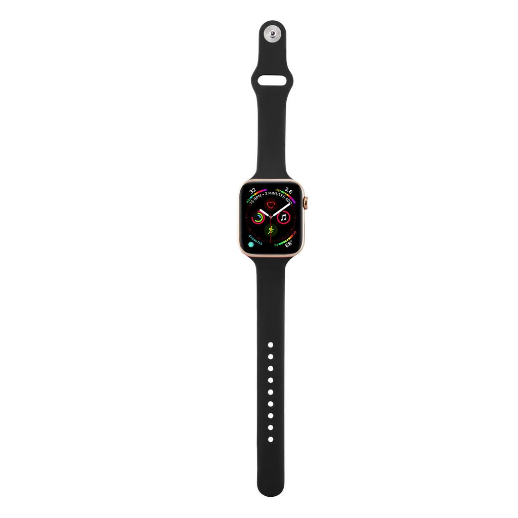 Weiches Silikon Uhrenarmband Ersatz für Apple Watch Serie 10 42mm/9 8 7 41mm/SE (2023) SE (2022) SE 6 5 4 40mm/3 2 1 38mm