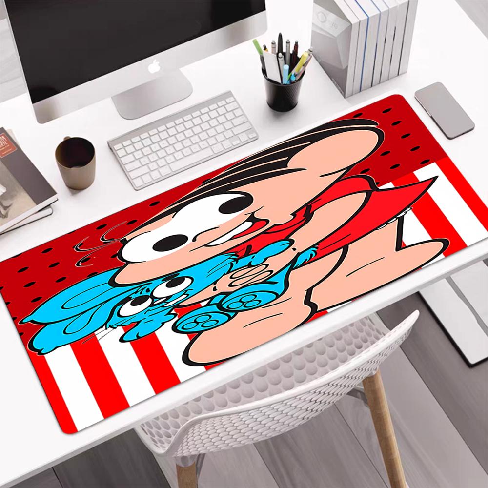 Turma da Mônica Theme Mouse Pad, Non Slip Rubber Base, Multifunctional Office & Home Decor, Perfect for Workspace Personalization.