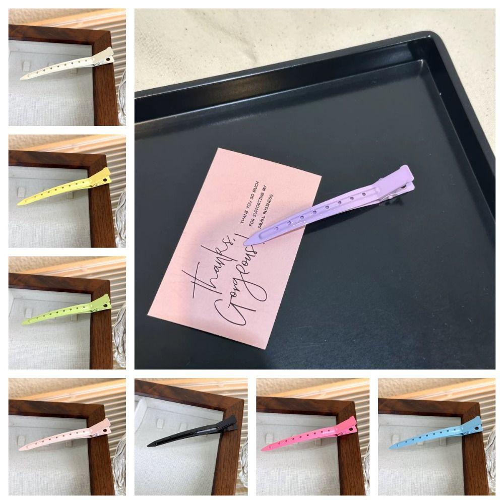 Ice Cream Color Hairdressing Hairpin Hair Styling Tools Metal Hair Clip  Makeup Hair Clip