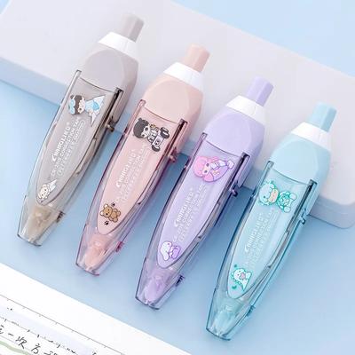 1 Pc 5mm6m Colorful Oval Pen Shape Correction Tape Adorable Corrector Tape Error Correction Tools Office School Supplies Stationery