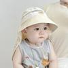 Baby Fisherman Hat Quick Drying Kids Mesh Bucket Hat Toddler Sun Protective Fisherman Hat Neck Flap Hat Child Accessory