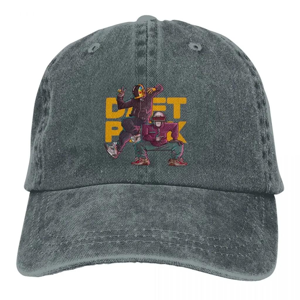 Tribute Czapka Baseballowa Essential Męska Kapelusze Kowbojskie Damskie Ochrona Daszkiem Snapback Daft Punk Zespół Muzyki Elektronicznej Czapki