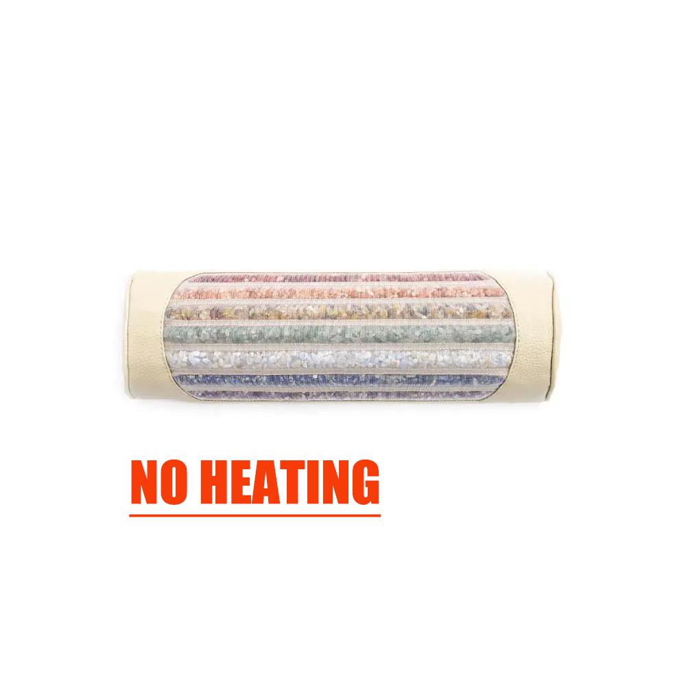 

7 цветов, массажная подушка с кристаллами, Радуга, натуральный латекс, подушка с отрицательными ионами, аметист, нефрит, драгоценный камень, терапевтическая подушка с подогревом для сна EU Plug