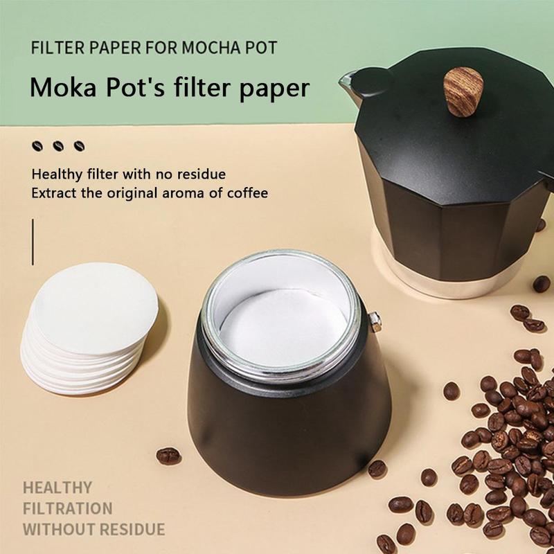 100 piezas filtros de papel de filtro de café para moka pot y olla de hielo  goteo K8N6 comprar a buen precio — entrega gratuita, reseñas reales con  fotos — Joom