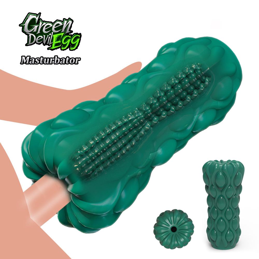 Silikon Männliche Masturbation Weich Stimulierender Penis-Massagegerät Dehnbarer Masturbator Sexspielzeug für Männer Masturbationsbecher Erwachsener 18+