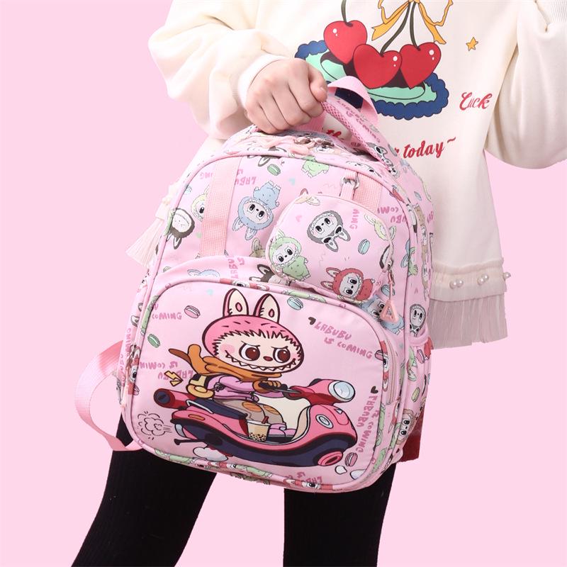 2025 Cartoon Print Kids' Lightweight Kindergarten Backpack