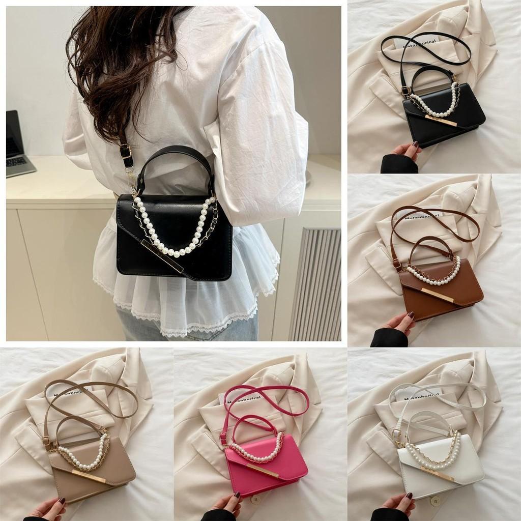 Pearl Simulation Fashion Chain Decoration Women Shoulder Bag For Use Daily