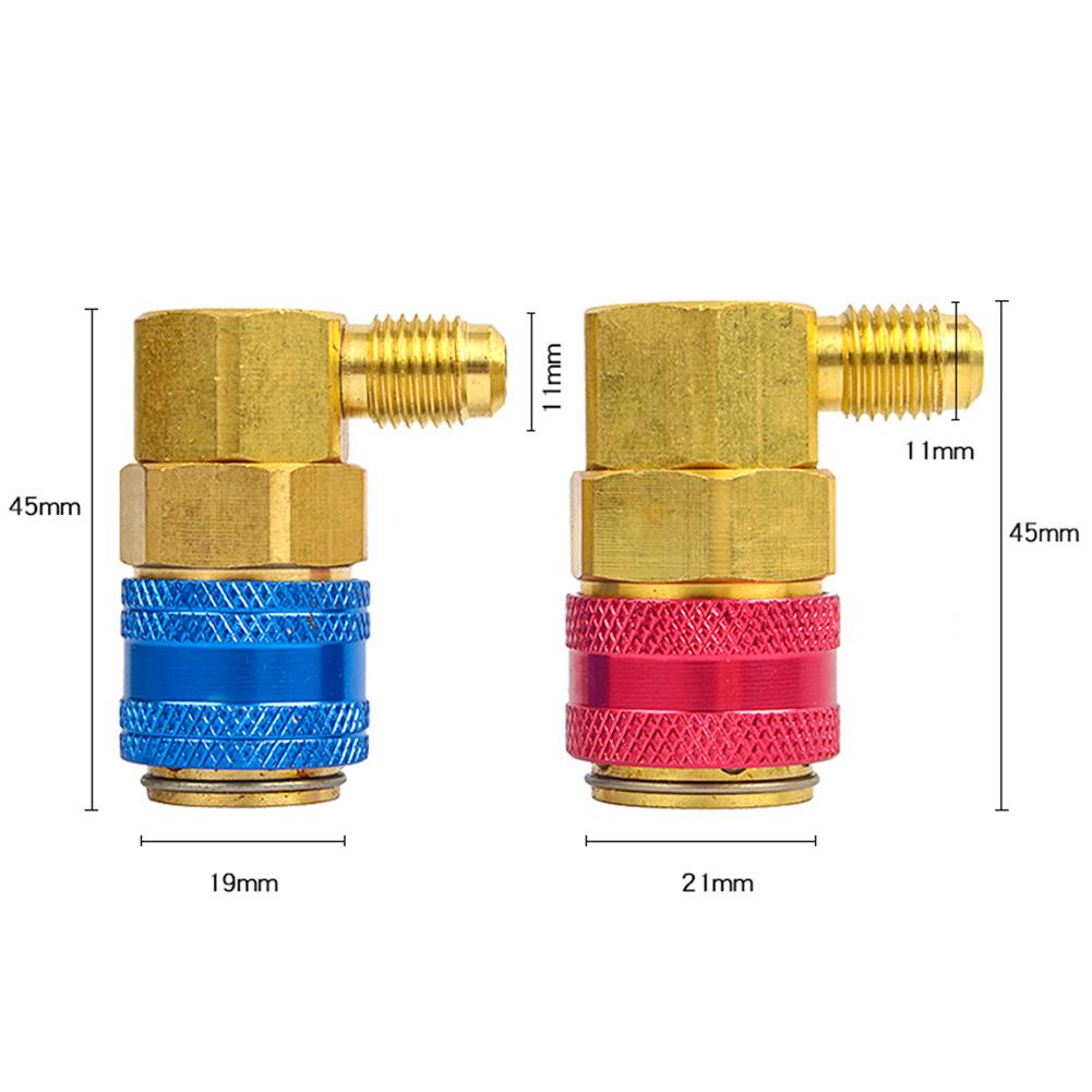 Adaptor Cuplaj Conector rapid HVAC Întreținere Design la 90 de grade Ajustabil Ușor de conectat Funcționare eficientă