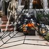 Spider Web Spider Web Outdoor Halloween 8 Light Modes Realistic LED Glow-Up Giant Size For Haunted House Window Door Yard