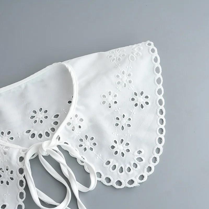 Korean Style Shirt Fake Collar Shawl Wraps for Womens Necklace False Collar Summer Dress Detachable Collar Scarf Accessories