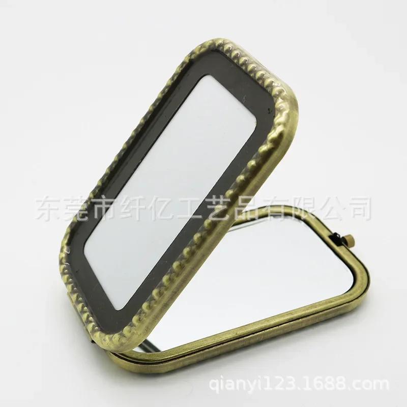 1pcs Portable Makeup Mirrors Metal 70mm Blank Round Compact Mirror For DIY Girl's Women Cosmetic Pocket Mirror Beauty Tools