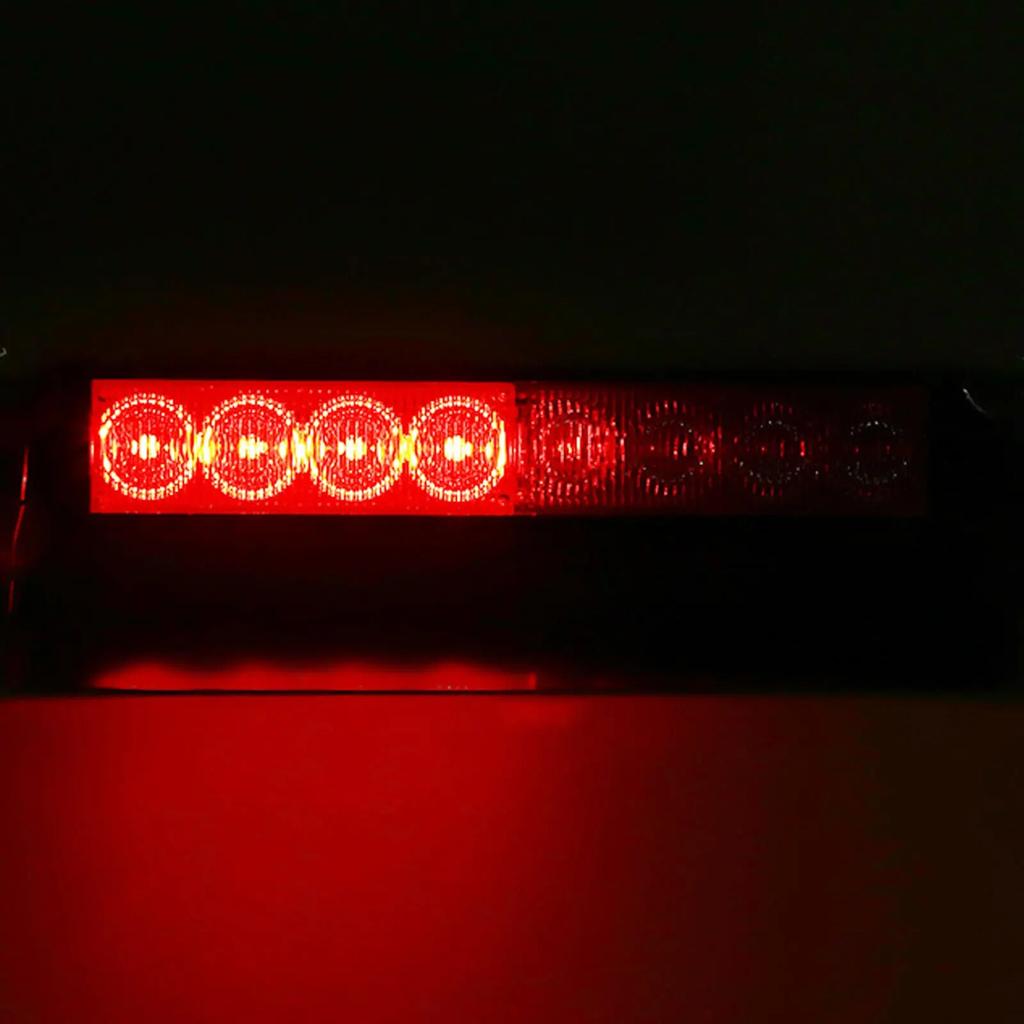 Car LED Strobe Light Police Lights Red/Blue Yellow/White Signal Lamps Flash Dash Emergency Flashing Windshield Warning Light 12V