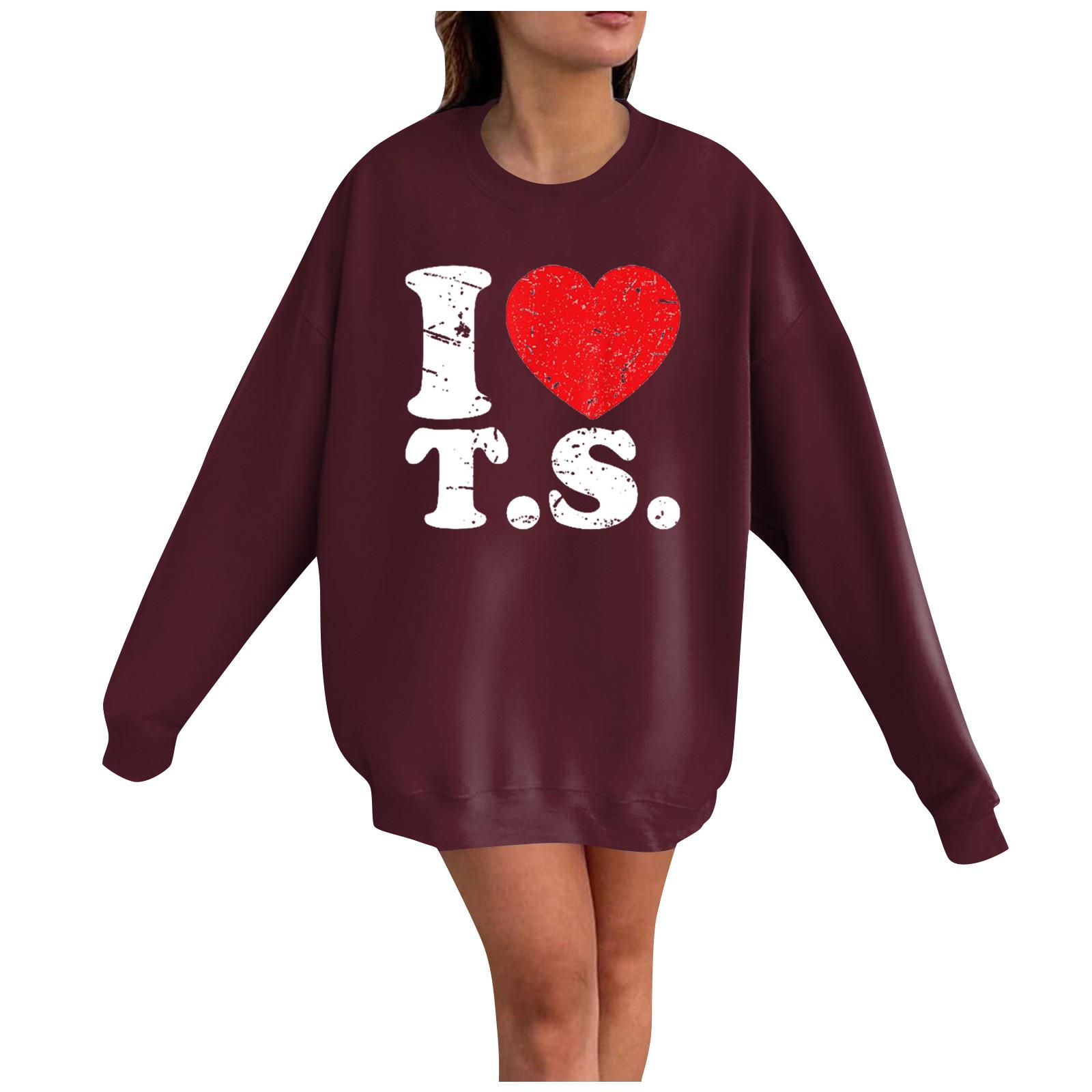 

Модный свободный мужской и женский свитер с капюшоном с длинным рукавом и принтом XL винный