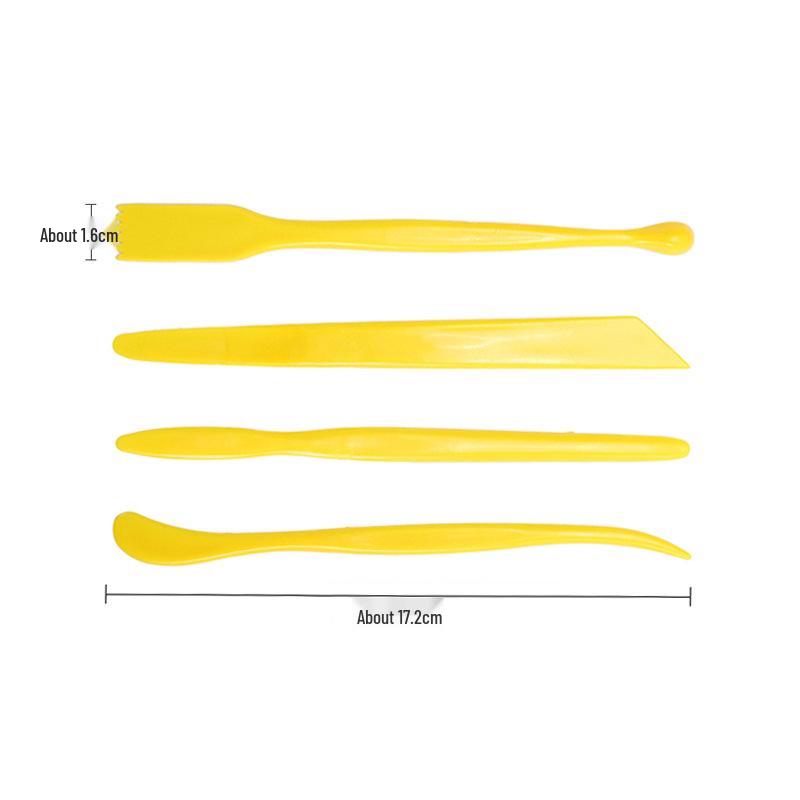 61-teiliges Tonmodellier- und Schnitzwerkzeugset für Keramik und Polymer