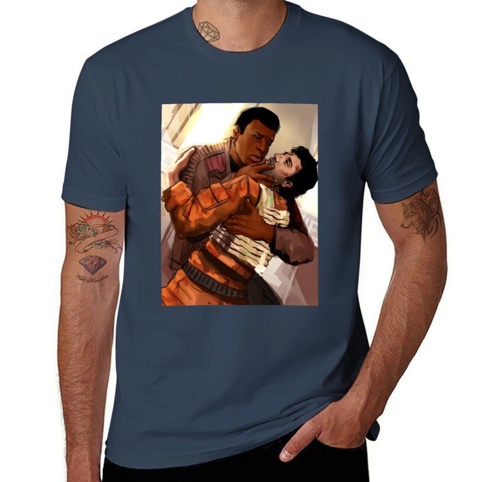 Finnpoe TShirt Fashion Graphic Tee for Men S