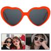 Effect Glasses Heart Sunglasses Beautiful Shaped UV400 for Party Festival Rave