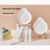Disposable Birthday Cake Plate & Fork Set