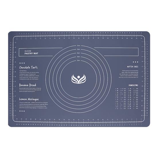 Nützliches, nicht verblassendes, leichtes Backmatten-Werkzeug für Kekse, Kuchen und zum Ausrollen von Teig in der Küche