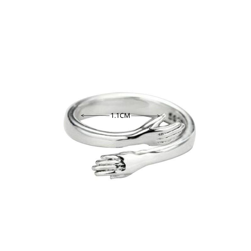 1pcs Antique Silver-plated Ring Ms Simple Mori Style Openings Can Be Adjusted To Embrace Hipster Jewelry