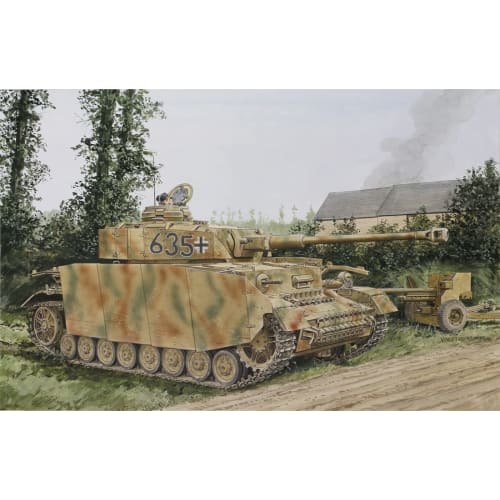Platz Dragon 1/72 Scale World War II German Panzer IV Ausf. H Mid-Production Plastic Model Kit DR7279