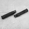 2Pcs Aluminum Alloy Motorcycle CNC Bike Foot Pegs Pedals Rest Footrest(Black)