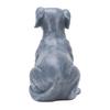 Dog Sculpture Resin Vivid Details Cute Dog Statue Animal Figurine for Bedroom Garden