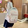 Mori school bag for female high school students, simple backpack ins style Korean , large-capacity junior high school students, computer backpack tide